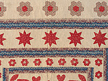 Hearts, Star of Lemoyne, and Honeycomb Quilt, Hannah Hislop (Irish, died Coolnacarrig, County Cavan 1876), Cotton, printed and pieced, Irish