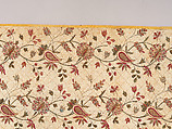 Chintz strip, Cotton, painted and dyed, Indian, for the European market