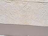 Stuffed and corded crib quilt, Linen, cotton: "whitework" stuffed and corded, probably English