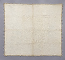 Stuffed quilt, Cotton: stuffed "whitework", probably English or Spanish