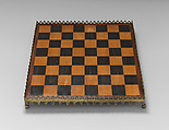Thirty Years War chessmen (32) and board, Silver, silver-gilt, sycamore and ebonized wood, brass, German