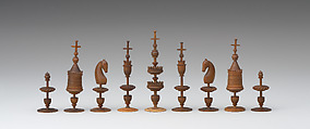Chessmen (28), Boxwood, German