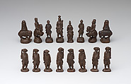 Chessmen (32), Wood, German, Nuremberg