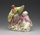 Chinoiserie group, Derby Porcelain Manufactory (British, 1751–1785), Soft-paste porcelain, British, Derby