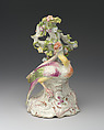 Crested pheasant, Derby Porcelain Manufactory (British, 1751–1785), Soft-paste porcelain, British, Derby