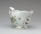 Sauceboat, Bow Porcelain Factory (British, 1747–1776), Soft-paste porcelain, British, Bow, London