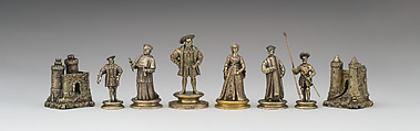 The Field of the Cloth of Gold Chessmen (32), Silver, silver-gilt, German