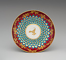 Cup and saucer, Possibly made at Chelsea Porcelain Manufactory (British, 1744–1784), Soft-paste porcelain, British, Chelsea-Derby