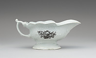 Pair of sauceboats, Worcester factory (British, 1751–2008), porcelain, British, Worcester