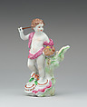 Figure personifying Painting, Vauxhall (British, ca. 1753–ca. 1763), Soft-paste porcelain, British, probably Vauxhall, London