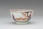 Sugar bowl (?) (part of a service), Lowestoft (British, 1757–ca. 1803), Soft-paste porcelain, British, Lowestoft