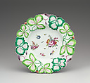 Plate, William Duesbury, Soft-paste porcelain, British, Longton Hall, Staffordshire