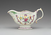 Sauceboat (one of a pair), Worcester factory (British, 1751–2008), Soft-paste porcelain, British, Worcester