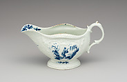 Sauceboat, Worcester factory (British, 1751–2008), Soft-paste porcelain, British, Worcester