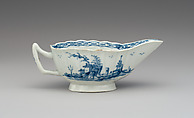 Sauceboat, Worcester factory (British, 1751–2008), Soft-paste porcelain, British, Worcester