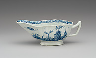 Sauceboat, Worcester factory (British, 1751–2008), Soft-paste porcelain, British, Worcester
