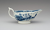 Sauceboat, Worcester factory (British, 1751–2008), Soft-paste porcelain, British, Worcester