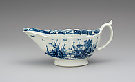 Sauceboat, Worcester factory (British, 1751–2008), Soft-paste porcelain, British, Worcester