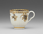Cup, Caughley Factory (British, ca. 1772–1799), Soft-paste porcelain, British, Caughley
