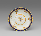 Saucer, Caughley Factory (British, ca. 1772–1799), Soft-paste porcelain, British, Caughley