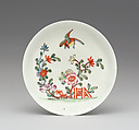 Cup and saucer, Worcester factory (British, 1751–2008), Soft-paste porcelain, British, Bristol-Worcester