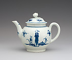 Teapot (part of a service), Worcester factory (British, 1751–2008), Soft-paste porcelain, British, Worcester