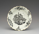 Plate, Worcester factory  British, Soft-paste porcelain, British, Worcester