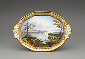 Spoon tray, Copeland & Garrett, Bone china, British, Stoke-on-Trent, Staffordshire
