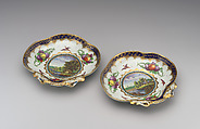 Dish (one of a pair), Worcester factory (British, 1751–2008), Soft-paste porcelain, British, Worcester