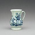 Cream jug, Liverpool, Soft-paste porcelain, British, Liverpool
