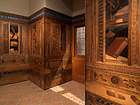 Studiolo from the Ducal Palace in Gubbio, Designed by Francesco di Giorgio Martini (Italian, Siena 1439–1501 Siena), Walnut, beech, rosewood, oak and fruitwoods in walnut base, Italian, Gubbio