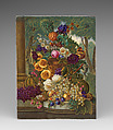 An urn overflowing with fruit and flowers, Derby Porcelain Manufactory (British, 1751–1785), Bone china, British, Derby