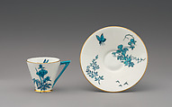 Cup and saucer, George Jones and Sons (British, 1861–1951)  , Staffordshire, Porcelain, British, Stoke-on-Trent, Staffordshire