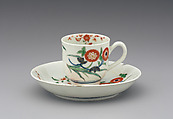 Saucer (part of a service), Worcester factory (British, 1751–2008), Soft-paste porcelain, British, Worcester