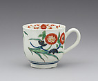 Chocolate cup (part of a service), Worcester factory (British, 1751–2008), Soft-paste porcelain, British, Worcester