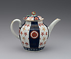 Teapot (part of a service), Worcester factory (British, 1751–2008), Soft-paste porcelain, British, Worcester