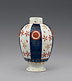 Tea caddy (part of a service), Worcester factory (British, 1751–2008), Soft-paste porcelain, British, Worcester