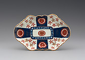 Spoon tray (part of a service), Worcester factory (British, 1751–2008), Soft-paste porcelain, British, Worcester