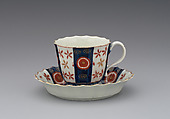 Saucer (part of a service), Worcester factory (British, 1751–2008), Soft-paste porcelain, British, Worcester