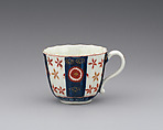Chocolate cup (part of a service), Worcester factory (British, 1751–2008), Soft-paste porcelain, British, Worcester