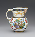 Jug in the style of Worcester, Probably by Edmé Samson (French, 1810–1891), Hard-paste porcelain, French, Paris