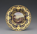 Plate (part of a service), Crown Derby (British, 1750–present), Bone china, British, Derby