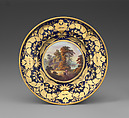 Plate (part of a service), Crown Derby (British, 1750–present), Bone china, British, Derby