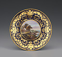Plate (part of a service), Crown Derby (British, 1750–present), Bone china, British, Derby