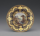 Plate (part of a service), Crown Derby (British, 1750–present), Bone china, British, Derby