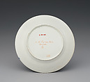 Plate (part of a service), Crown Derby (British, 1750–present), Bone china, British, Derby