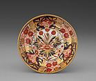 Saucer (part of a service), J. Spode, Soft-paste porcelain, British, Stoke-on-Trent, Staffordshire