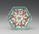 Teapot with cover and stand (part of a service), Worcester factory (British, 1751–2008), Soft-paste porcelain, British, Worcester