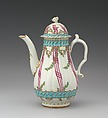Coffeepot (part of a service), Worcester factory (British, 1751–2008), Soft-paste porcelain, British, Worcester