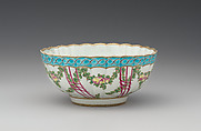 Waste bowl (part of a service), Worcester factory (British, 1751–2008), Soft-paste porcelain, British, Worcester